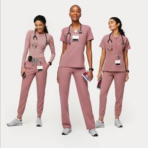 FIGS **Limited Edition** Mineral Mauve Jogger Set
